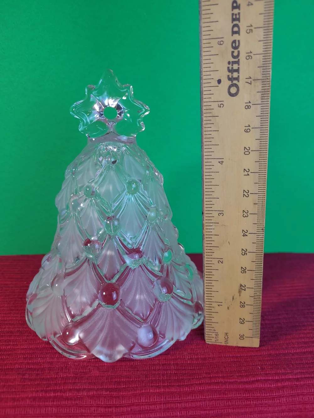 Mikasa Winter Dreams Crystal Christmas Bell Made In Germany